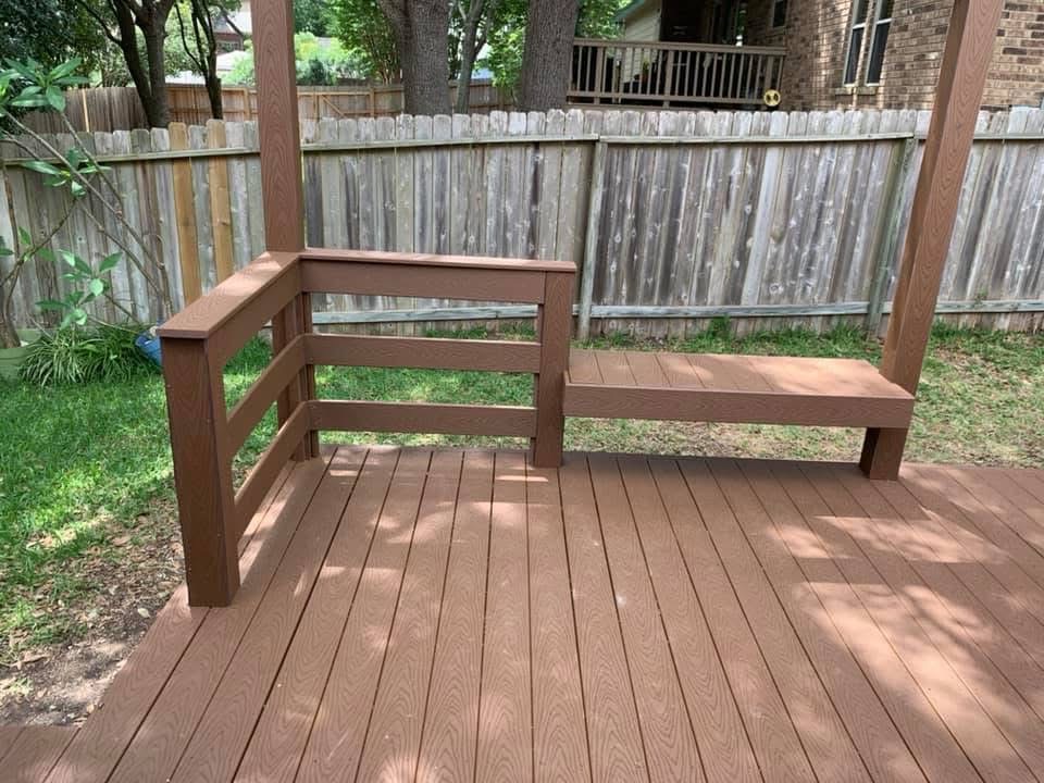 Backyard deck restoration